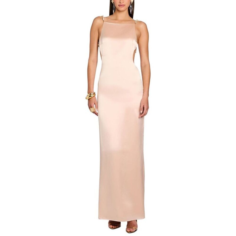 Retrofête Womens  Evita Maxi Dress, Beige